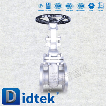 Didtek Reliable Supplier Manual válvula de puerta peso